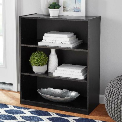 carson 3 shelf bookcase